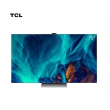 TCL电视 75英寸 75C12 4K超薄全面屏量子点 安桥音响 120Hz刷屏率 人工智能液晶电视 客厅大屏
